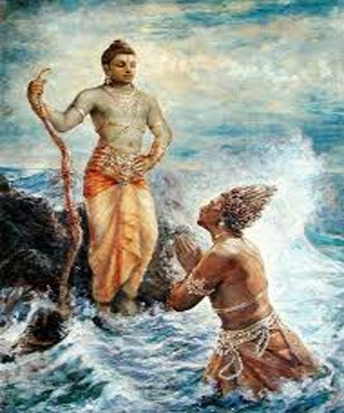 Shri Ram ji aur Samudra dev Shri Ram ji aur Samudra dev